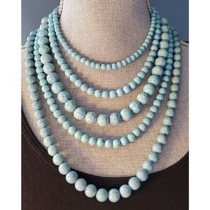 Women's Turquoise Beaded Necklace